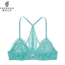 2017 neue desig heiße sexy damen vorne offene phantasie häkelspitze drahtlose bralette bh fotos